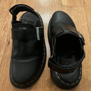 Dr. Martens Jorge II Slingback Mules - Brando Leather